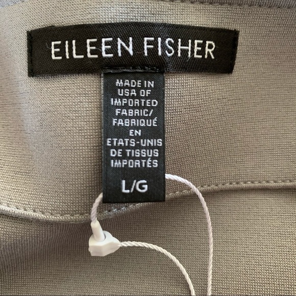 Eileen Fisher NWT Asymmetrical Zip Jacket Stretchy - Picture 12 of 16